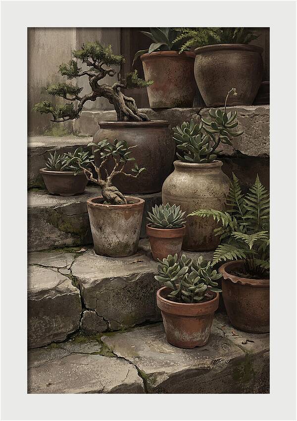 Potted Plant Serenity