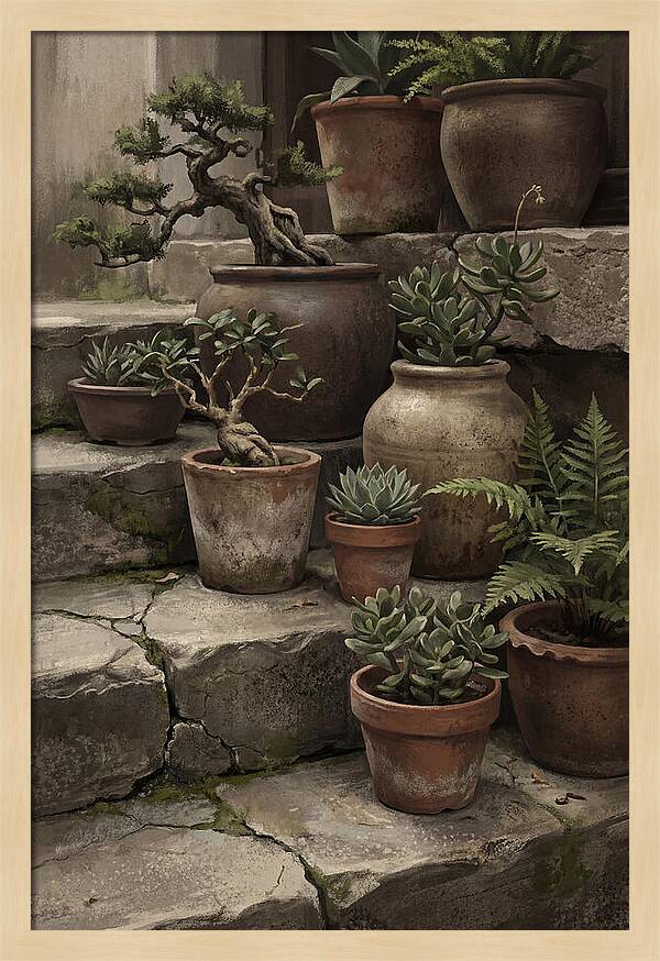 Potted Plant Serenity