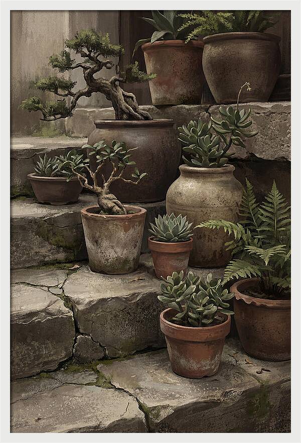 Potted Plant Serenity