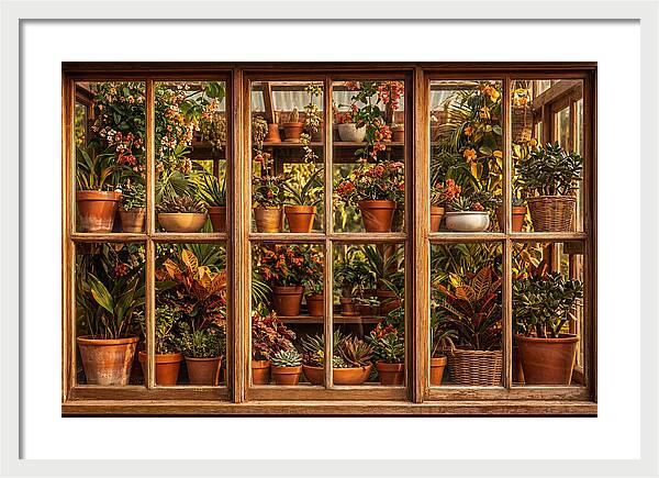Potting Shed Window Delight