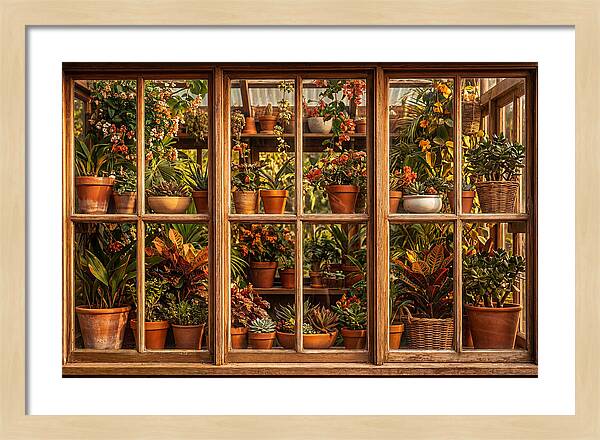 Potting Shed Window Delight