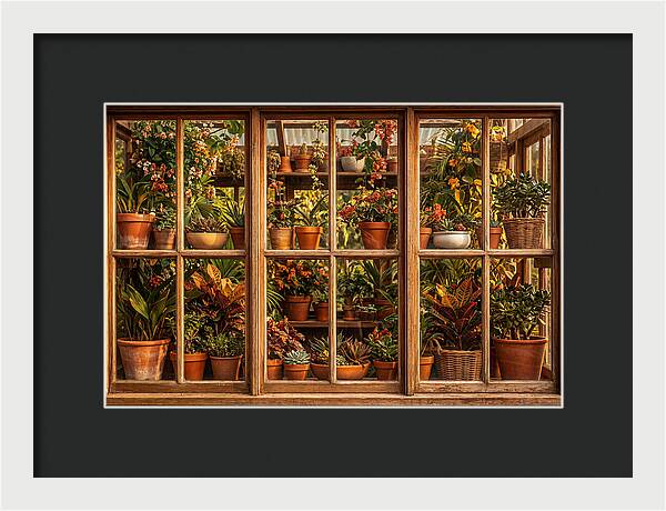 Potting Shed Window Delight