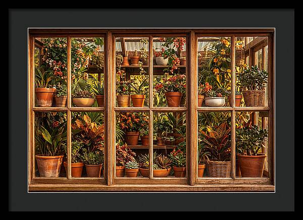 Potting Shed Window Delight