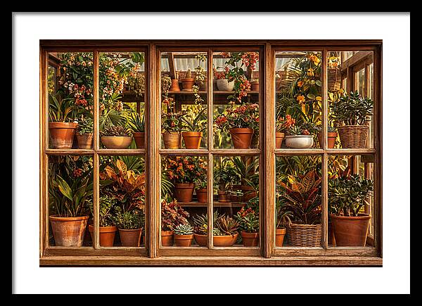 Potting Shed Window Delight