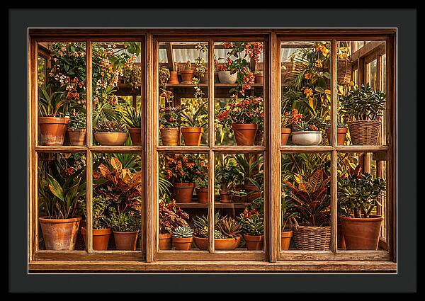 Potting Shed Window Delight