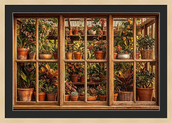 Potting Shed Window Delight