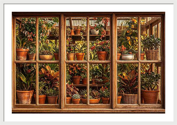 Potting Shed Window Delight