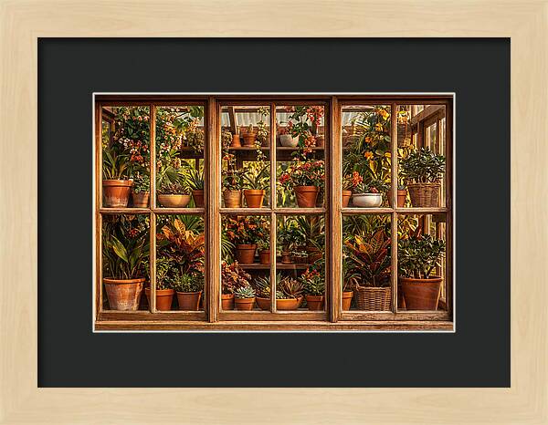 Potting Shed Window Delight