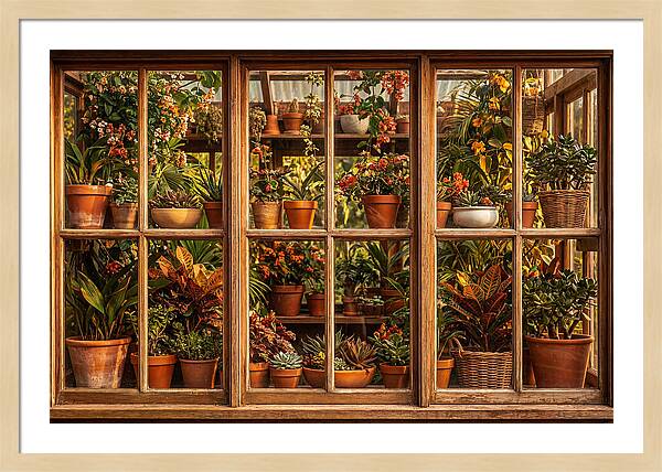 Potting Shed Window Delight
