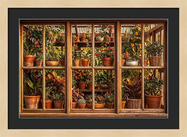Potting Shed Window Delight