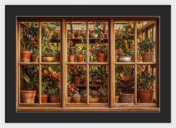 Potting Shed Window Delight