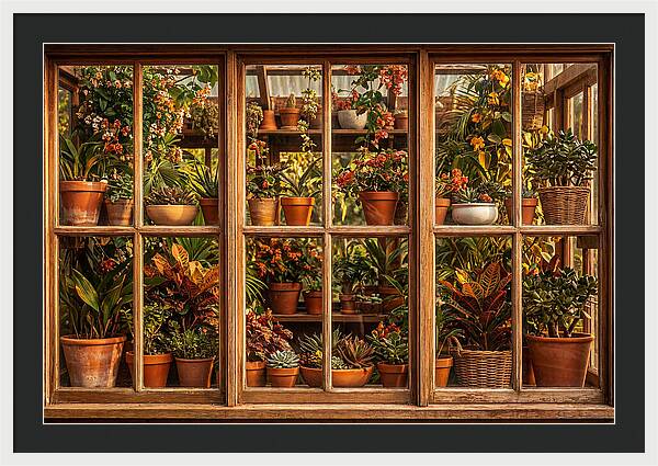 Potting Shed Window Delight