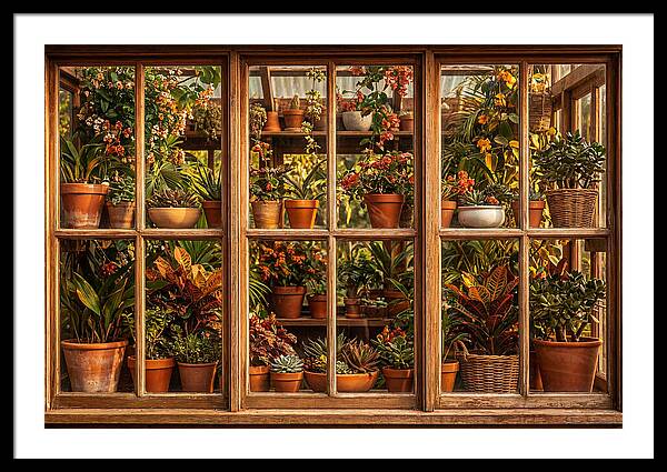 Potting Shed Window Delight