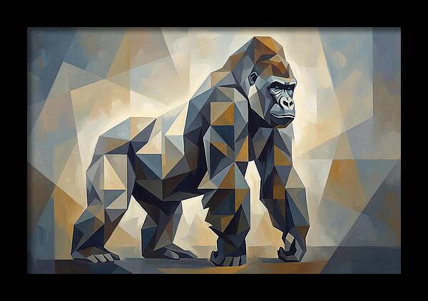 Powerful Silverback Gorilla