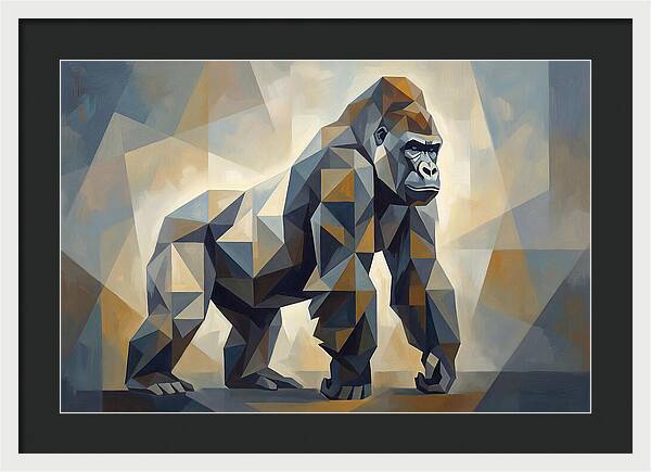 Powerful Silverback Gorilla
