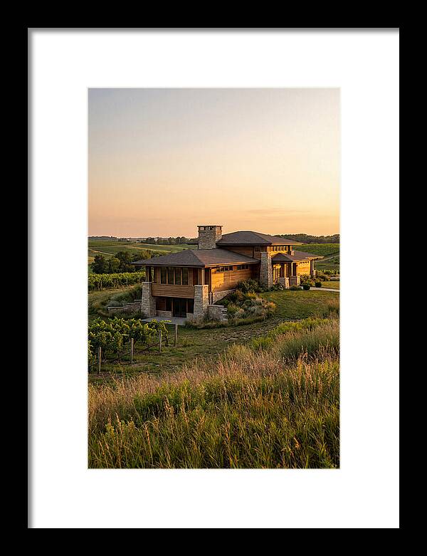 Prairie Berry Winery At Sunset