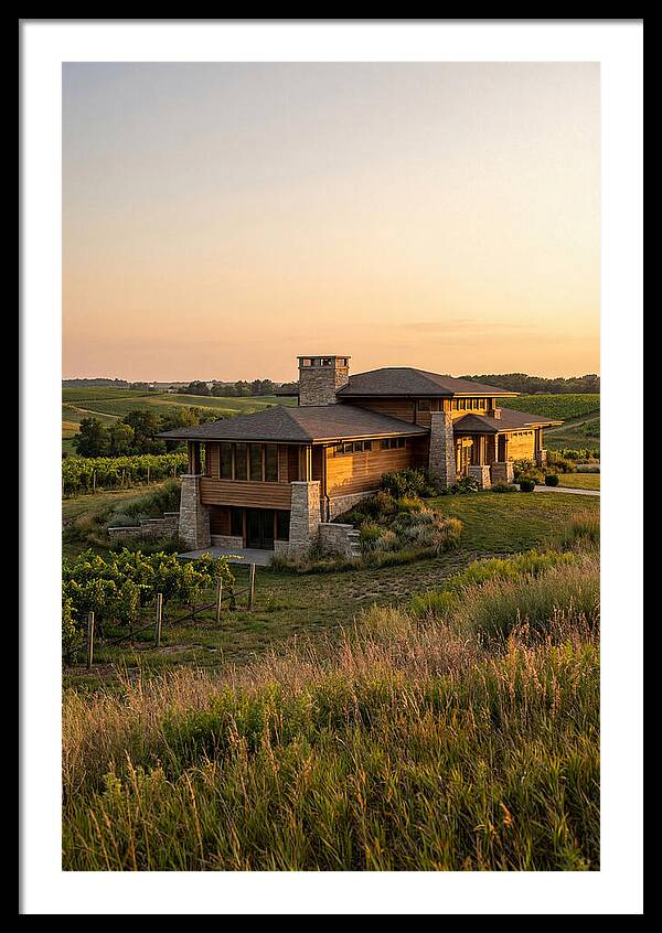 Prairie Berry Winery At Sunset