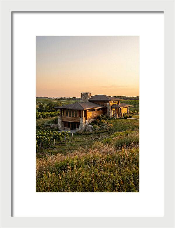 Prairie Berry Winery At Sunset