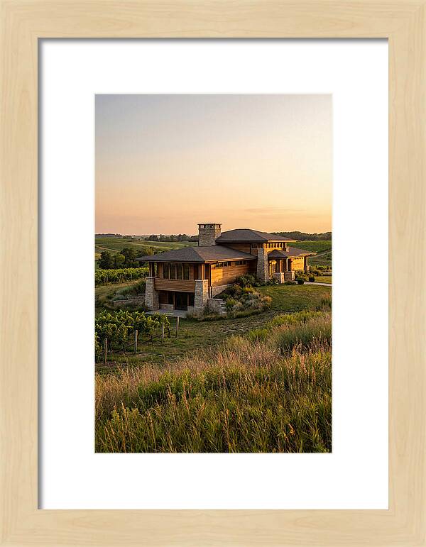 Prairie Berry Winery At Sunset