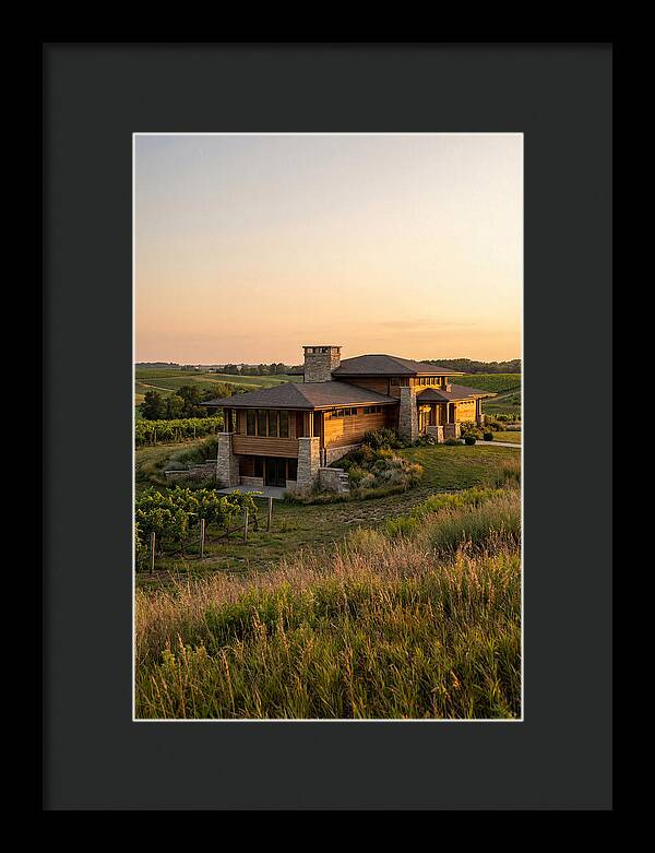 Prairie Berry Winery At Sunset