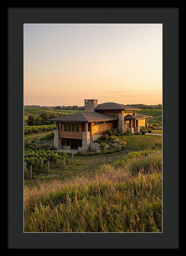 Prairie Berry Winery At Sunset
