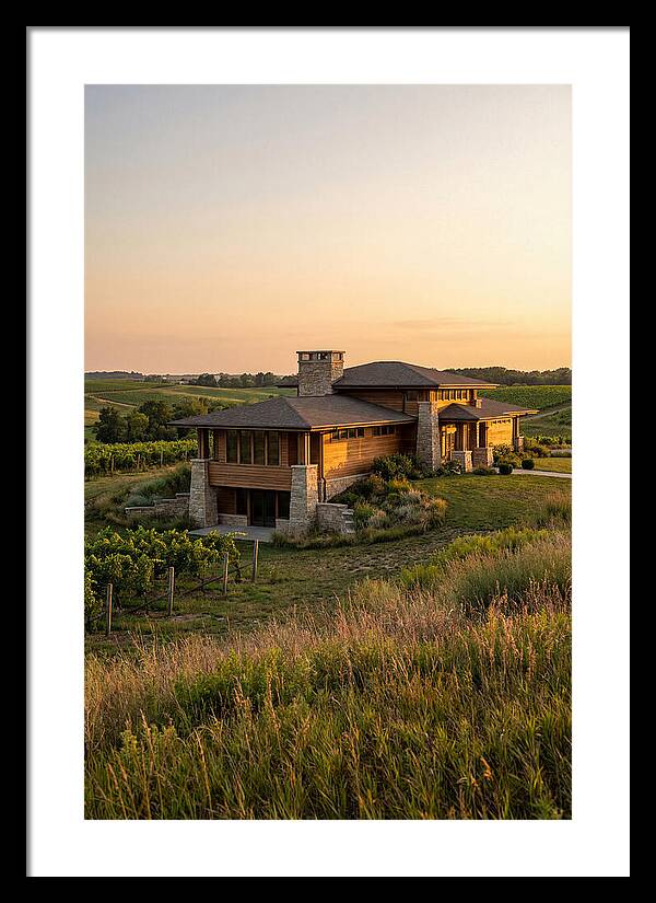 Prairie Berry Winery At Sunset