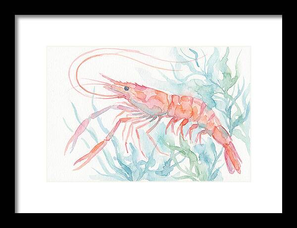 Prawn Among Aquatic Greens