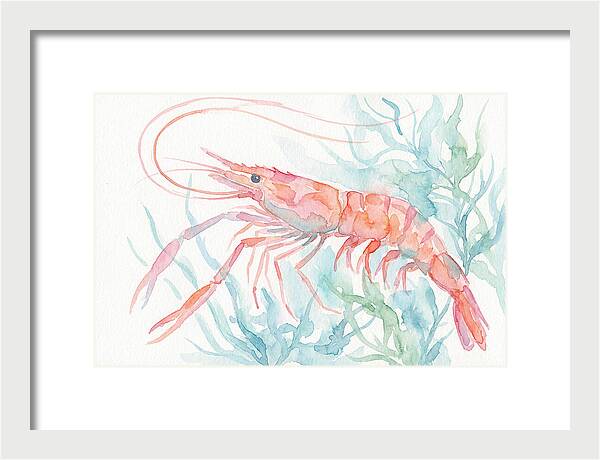 Prawn Among Aquatic Greens