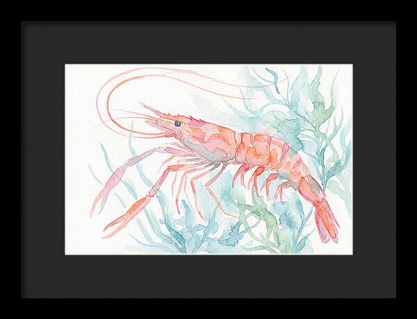 Prawn Among Aquatic Greens