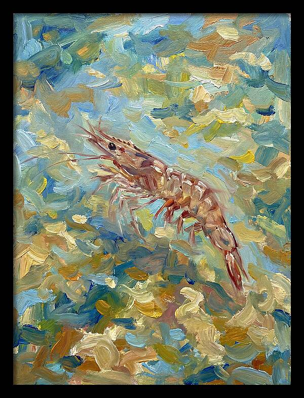 Prawn In Vibrant Waters