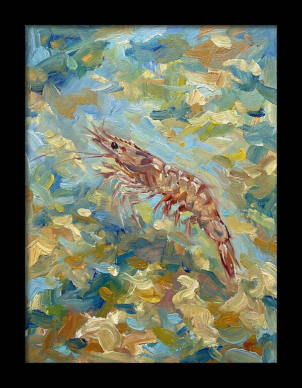 Prawn In Vibrant Waters