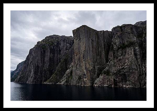 Preikestolen Cliff Overlooking Lysefjord
