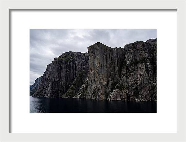 Preikestolen Cliff Overlooking Lysefjord