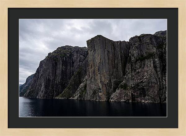Preikestolen Cliff Overlooking Lysefjord