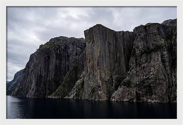 Preikestolen Cliff Overlooking Lysefjord