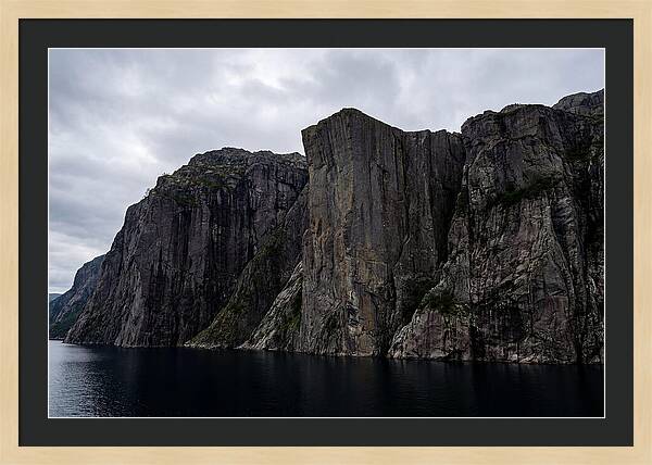 Preikestolen Cliff Overlooking Lysefjord