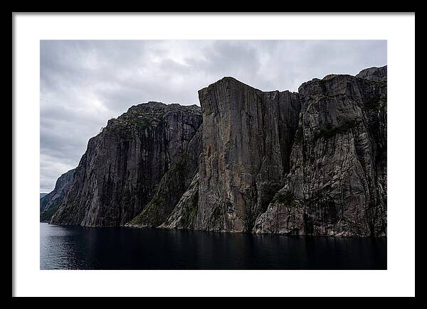 Preikestolen Cliff Overlooking Lysefjord