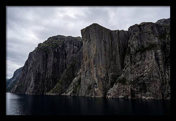 Preikestolen Cliff Overlooking Lysefjord