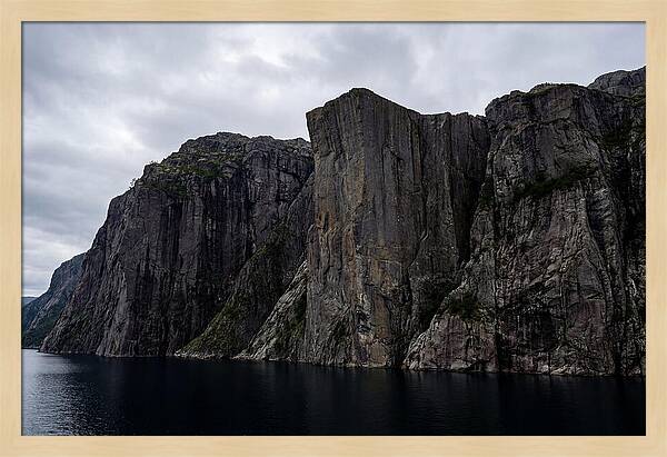 Preikestolen Cliff Overlooking Lysefjord