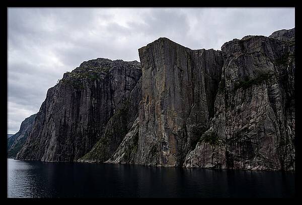 Preikestolen Cliff Overlooking Lysefjord