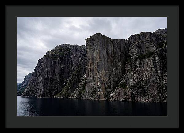 Preikestolen Cliff Overlooking Lysefjord