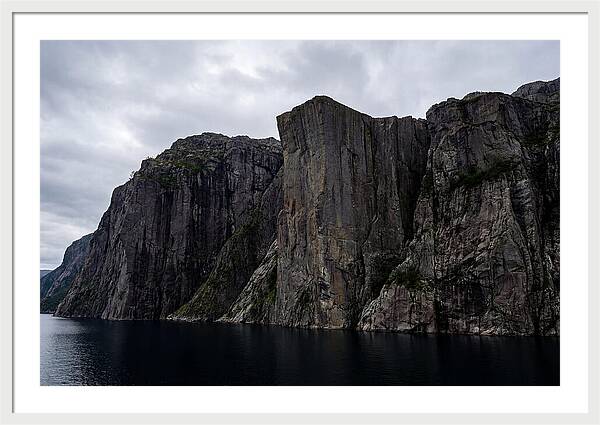 Preikestolen Cliff Overlooking Lysefjord