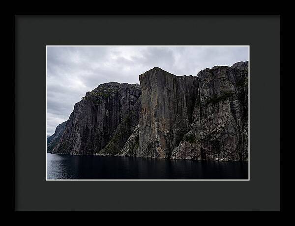 Preikestolen Cliff Overlooking Lysefjord