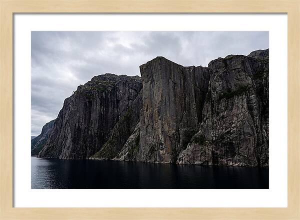 Preikestolen Cliff Overlooking Lysefjord