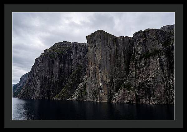Preikestolen Cliff Overlooking Lysefjord