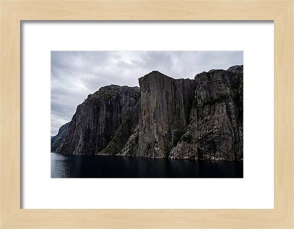 Preikestolen Cliff Overlooking Lysefjord