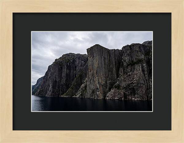 Preikestolen Cliff Overlooking Lysefjord
