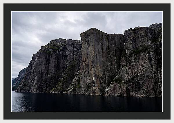 Preikestolen Cliff Overlooking Lysefjord