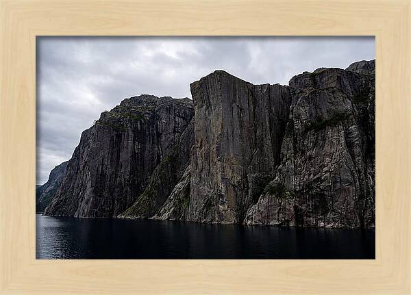 Preikestolen Cliff Overlooking Lysefjord