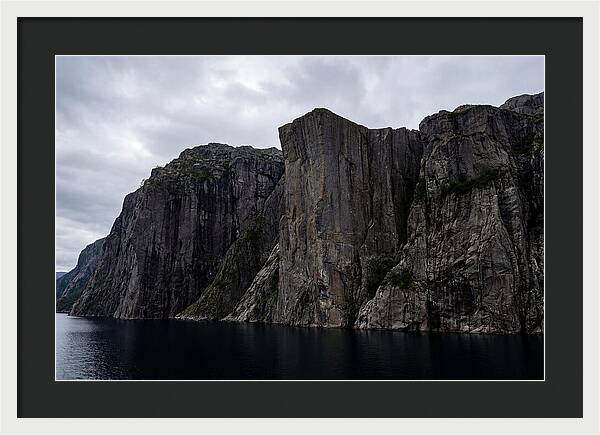 Preikestolen Cliff Overlooking Lysefjord